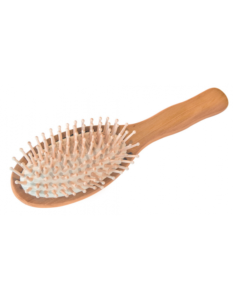 Brosse à cheveux en bois - produit beauté naturel | la secourable